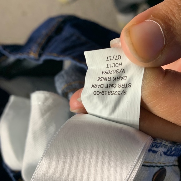 Gap Kids_Straight Leg Dark Wash Jeans size 12 - Picture 9 of 9